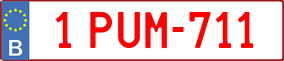 Truck License Plate